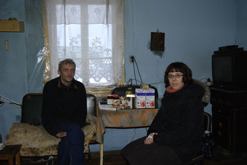 Pan Zbyszek i Monika Koperkiewicz, kierownik filii ChSCh w Opolu Lubelskim